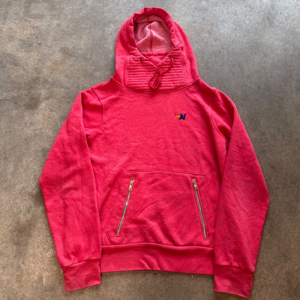 Aviator Nation Red/Pink Hoodie